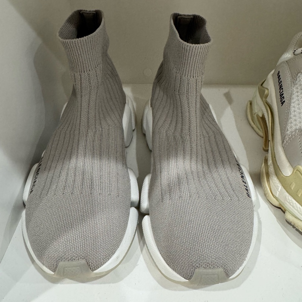 Balenciaga Light Gray Sock Sneakers